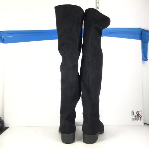 Bamboo Play Over the Knee Boots Black Size 5.5 - Picture 4 of 9